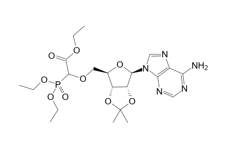 5'-O-[Diethyl(ethoxycarbonyl)phosphonomethyl]-2',3'-O-isopropylidene adenosine