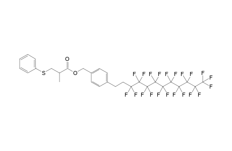 4-(2-Perfluorodecyl)ethylbenzyl 2-methyl-3-phenylthiopropanate