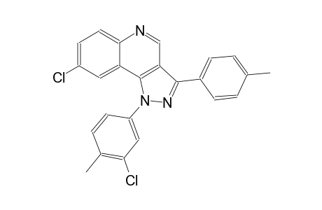 8-chloro-1-(3-chloro-4-methylphenyl)-3-(4-methylphenyl)-1H-pyrazolo[4,3-c]quinoline