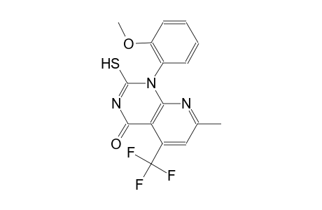 pyrido[2,3-d]pyrimidin-4(1H)-one, 2-mercapto-1-(2-methoxyphenyl)-7-methyl-5-(trifluoromethyl)-