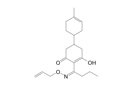 1,3-Cyclohexanedione, 5-(4-methyl-3-cyclohexen-1-yl)-2-[1-[(2-propenyloxy)amino]butylidene]-, (enol form)