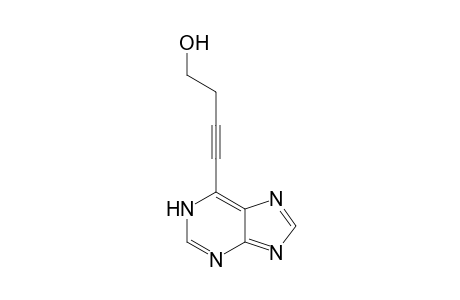 6-[4'-Hydroxy-1'-butyn-1'-yl]-1H-purine