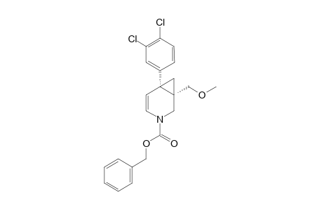 (+)-(1S,6R)-Benzyl-6-(3,4-dichlorophenyl)-1-(methoxymethyl)-3-azabicyclo[4.1.0]-hept-4-en-3-carboxylate