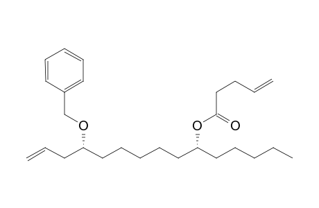 (4R,10R)-4-(Benzyloxy)pentadec-1-en-10-yl pent-4-enoate