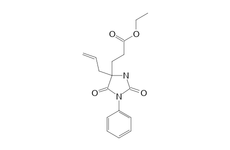ETHYL-3-(4-ALLYL-2,5-DIOXO-1-PHENYLIMIDAZOLIDIN-4-YL)-PROPANOATE