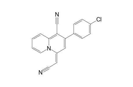 [1-Cyano-2-(4-chlorophenyl)quinolizin-4-ylidene]acetonitrile