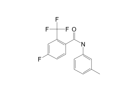 4-Fluoro-2-trifluoromethylbenzamide, N-(3-methylphenyl)-