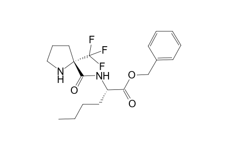 (S)-2-[((S)-2-Trifluoromethyl-pyrrolidine-2-carbonyl)-amino]-hexanoic acid benzyl ester