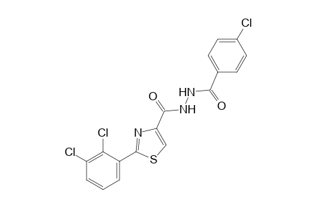 1-(p-chlorobenzyl)-2-{[2-(2,3-dichlorophenyl)-4-thiazolyl]carbonyl}hydrazine