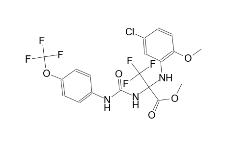 alanine, N-(5-chloro-2-methoxyphenyl)-3,3,3-trifluoro-2-[[[[4-(trifluoromethoxy)phenyl]amino]carbonyl]amino]-, methyl ester
