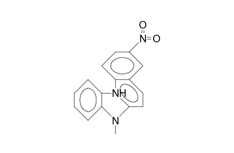 7-Methyl-3-nitro-benzimidazolo(3,2-A)quinolinium cation