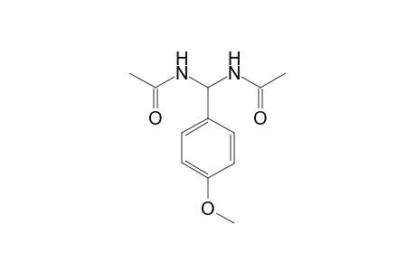 N-[acetamido-(4-methoxyphenyl)methyl]acetamide