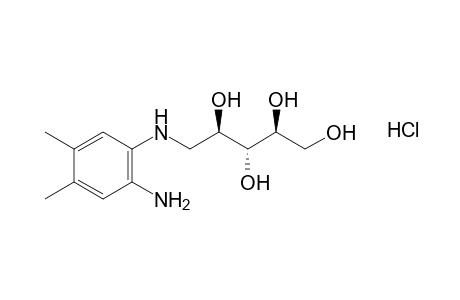1-[(6-amino-3,4-xylyl)amino]-1-deoxy-D-ribitol, monohydrochloride