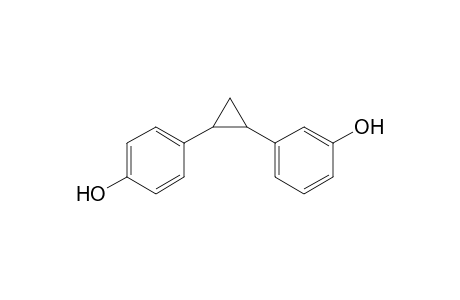 3-[2-(4-Hydroxyphenyl)cyclopropyl]phenol