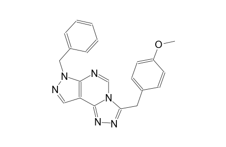 4-[(7-benzyl-7H-pyrazolo[4,3-e][1,2,4]triazolo[4,3-c]pyrimidin-3-yl)methyl]phenyl methyl ether
