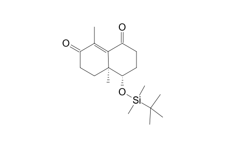 (4S,4aS)-4-[tert-butyl(dimethyl)silyl]oxy-4a,8-dimethyl-3,4,5,6-tetrahydro-2H-naphthalene-1,7-dione