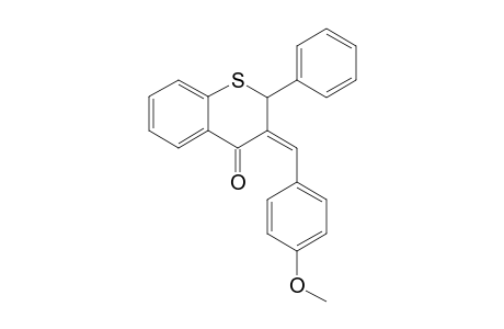 (3E)-3-(4-methoxybenzylidene)-2-phenyl-thiochroman-4-one