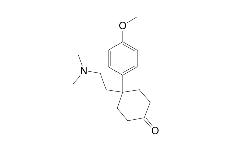 4-[2-(dimethylamino)ethyl]-4-(4-methoxyphenyl)cyclohexanone