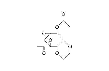 (1a,2a,3b,5b,6a,7A)-4,8,11-Trioxa-tricyclo(5.4.0.0/3,5/)undecane-2,6-diol diacetate