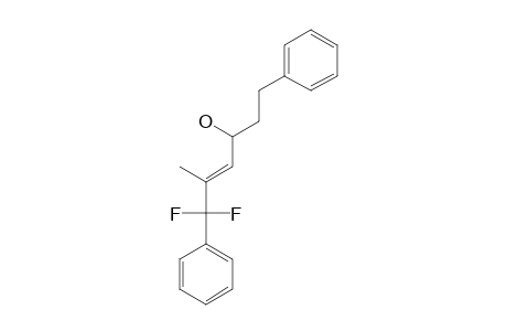(E)-6,6-DIFLUORO-5-METHYL-1,6-DIPHENYLHEX-4-EN-3-OL