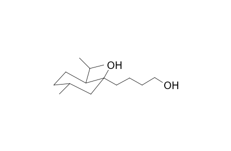 1-(4-Hydroxybutyl)-2-isopropyl-5-methylcyclohexanol