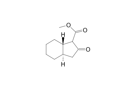 1H-Indene-1-carboxylic acid, octahydro-2-oxo-, methyl ester, (3a.alpha.,7a.beta.)-