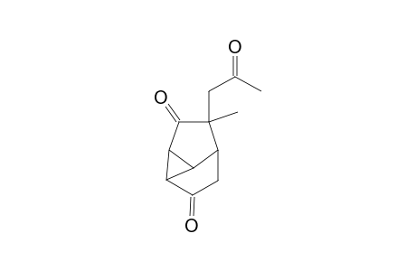 1-Methyl-1-(2-oxopropyl)tetrahydrocyclopropa[cd]pentalene-2,3(1H,2ah)-dione