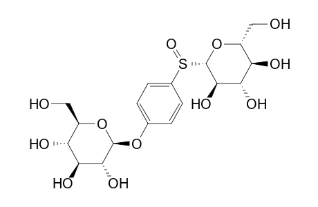 1-deoxy-1-[4-(beta-D-glucosyloxy)phenylsulfinyl]-beta-D-glucopyranose
