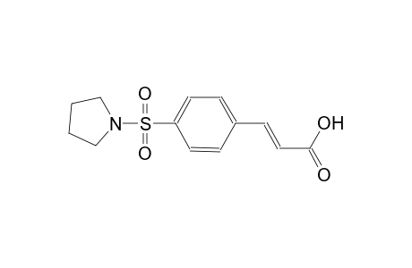 (2E)-3-[4-(1-pyrrolidinylsulfonyl)phenyl]-2-propenoic acid