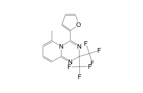 2H-pyrido[1,2-a][1,3,5]triazine, 4-(2-furanyl)-6-methyl-2,2-bis(trifluoromethyl)-