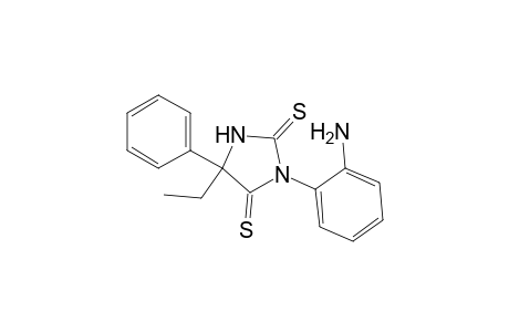3-(2-Aminophenyl)-5-ethyl-5-phenylimidazolidine-2,4-dithione
