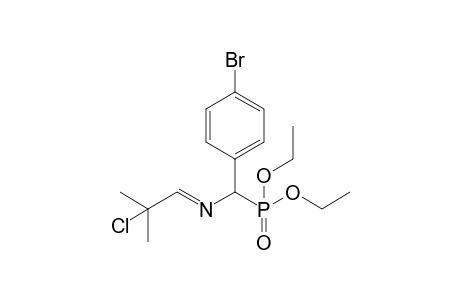 (E)-[(4-bromophenyl)-diethoxyphosphoryl-methyl]-(2-chloro-2-methyl-propylidene)amine
