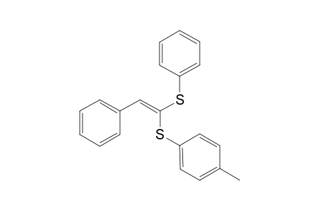 1-Methyl-4-((Z)-2-phenyl-1-phenylsulfanyl-vinylsulfanyl)-benzene