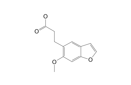 3-(6-METHOXYBENZO-[B]-FURAN-5-YL)-PROPANOIC-ACID