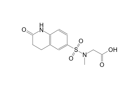 {methyl[(2-oxo-1,2,3,4-tetrahydro-6-quinolinyl)sulfonyl]amino}aceticacid