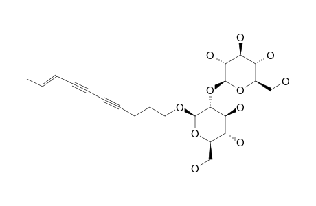 8E-DECAENE-4,6-DIYN-1-O-BETA-D-GLUCOPYRANOSYL-(1''->2'')-BETA-D-GLUCOPYRANOSIDE