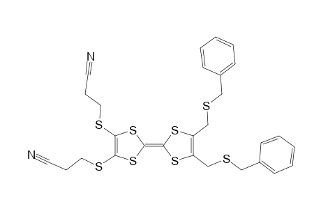 2,3-Bis(2-cyanoethylthio)-6,7-bis(benzylthiomethyl)tetrathiafulvalene