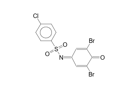 N-(4-Chlorophenylsulfonyl)imino-3,5-dibromobenzen-4-one
