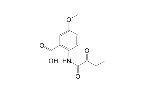 5-Methoxy-2-[(2-oxobutanoyl)amino]benzoic acid