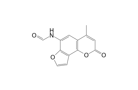 8H-Pyrano[2,3-e]benzothiophen-8-one, 4-formamido-6-methyl-