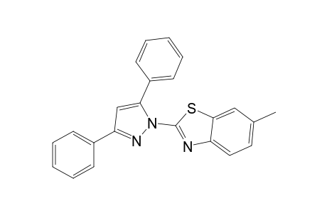 Benzothiazole, 2-(3,5-diphenyl-1H-pyrazol-1-yl)-6-methyl-