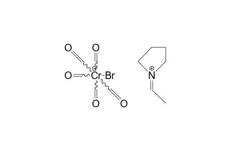 N-Ethylidenepyrrolidinium-bromopentacarbonylchromate