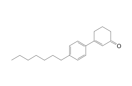 3-(4-Heptylphenyl)-2-cyclohexen-1-one