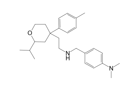 2H-Pyran-4-ethanamine, N-[[4-(dimethylamino)phenyl]methyl]tetrahydro-2-(1-methylethyl)-4-(4-methylphenyl)-