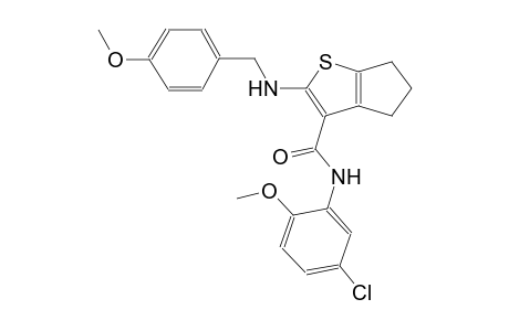 4H-cyclopenta[b]thiophene-3-carboxamide, N-(5-chloro-2-methoxyphenyl)-5,6-dihydro-2-[[(4-methoxyphenyl)methyl]amino]-
