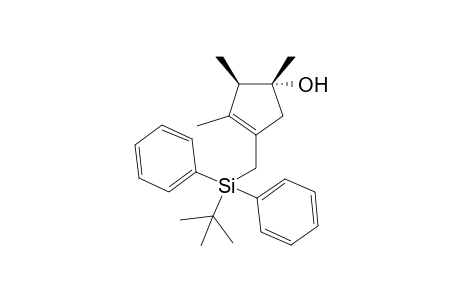 (E)-1,4,5-Trimethyl-3-tert-butyldiphenylsilylmthyl-3-cyclopenten-1-ol