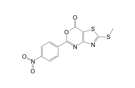 2-(Methylthio)-5-(4-nitrophenyl)thiazolo[4,5-d][1,3]oxazin-7-one