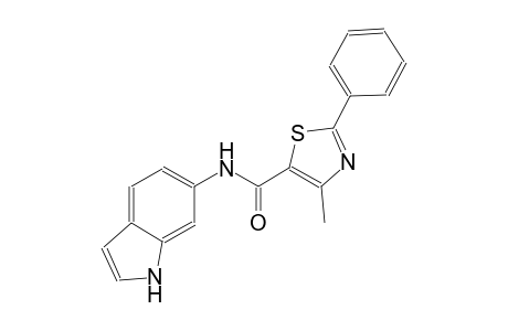 5-thiazolecarboxamide, N-(1H-indol-6-yl)-4-methyl-2-phenyl-