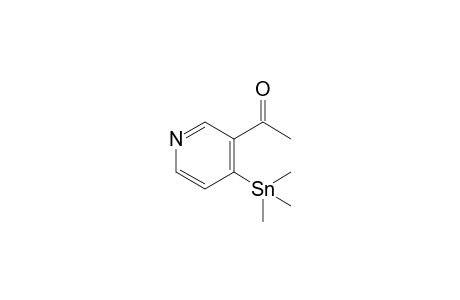 4-Trimethylstannyl-3-pyridyl methyl ketone