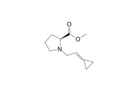Methyl N-(2-cyclopropylideneethyl)-L-prolinate